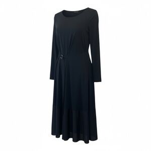 Marina Rinaldi Plus Size Black Ombra Shift Dress
